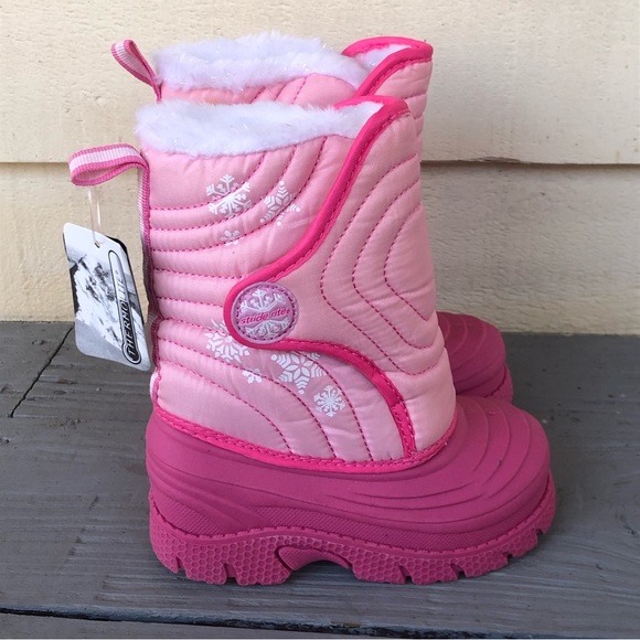 Pink snowflake snowflake boots - Picture 3 of 11